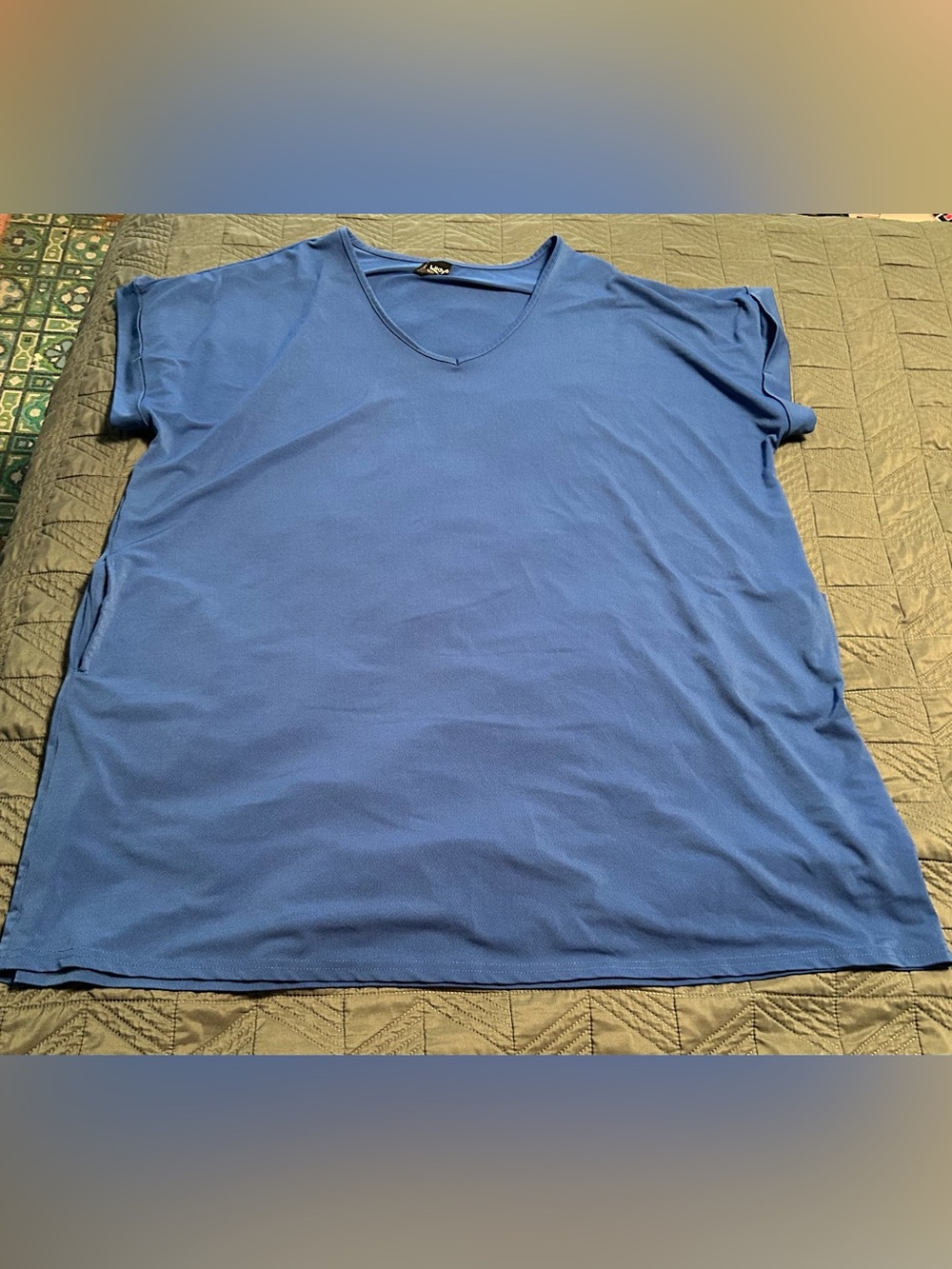 Plus size blue tunic 2X/3X